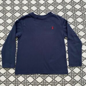 Ralph Lauren Blue Long Sleeve Tee Classic Crew
